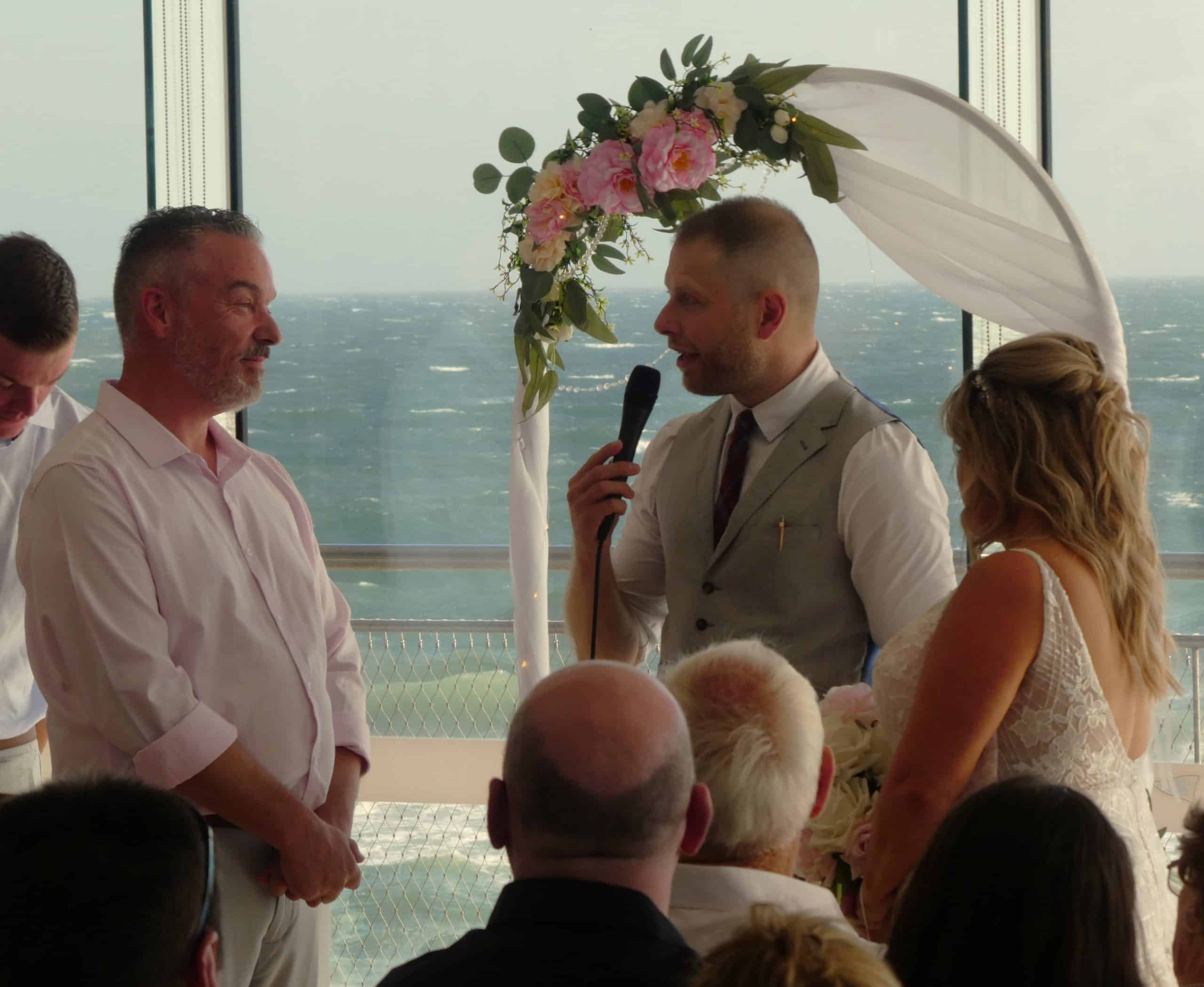 paul bonadio a standup celebrant wedding ceremony parkdale yacht club melbourne